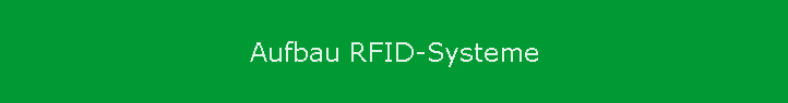 Aufbau RFID-Systeme